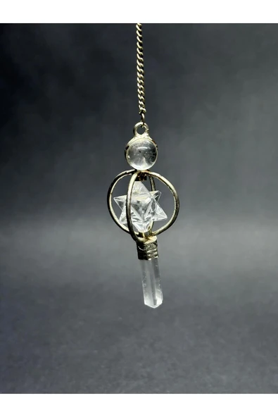 gemsartdeco MERKABA YILDIZI KUVARS SARKAÇ ürün görseli 1