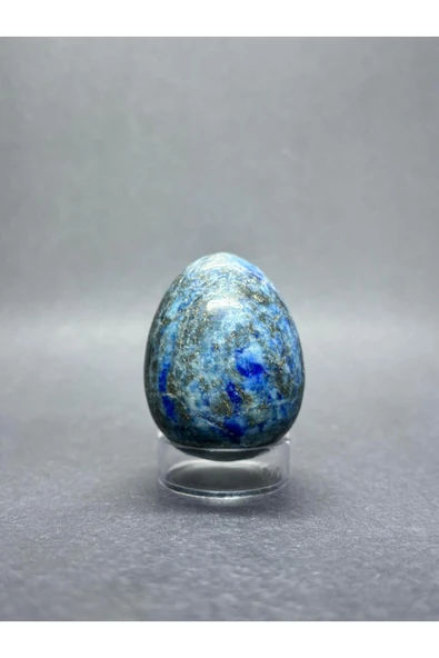 gemsartdeco LAPİS LAZULİ YUMURTA DOĞALTAŞ - Resim 3