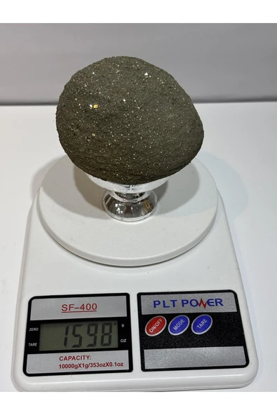 gemsartdeco Pirit Doğaltaş Zenginlik Taşı Stantlı - Resim 5