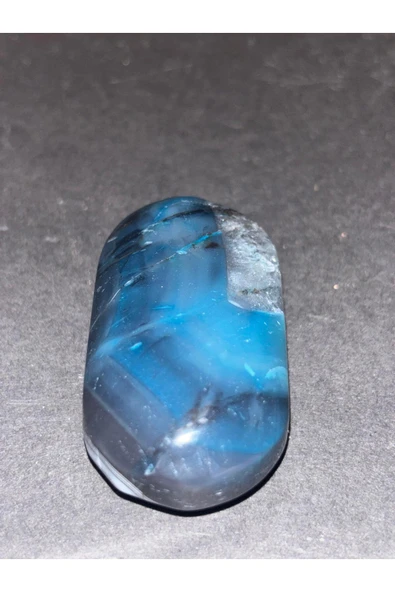 gemsartdeco LACİVERT AKİK PALMSTONE DOĞALTAŞ - Resim 3