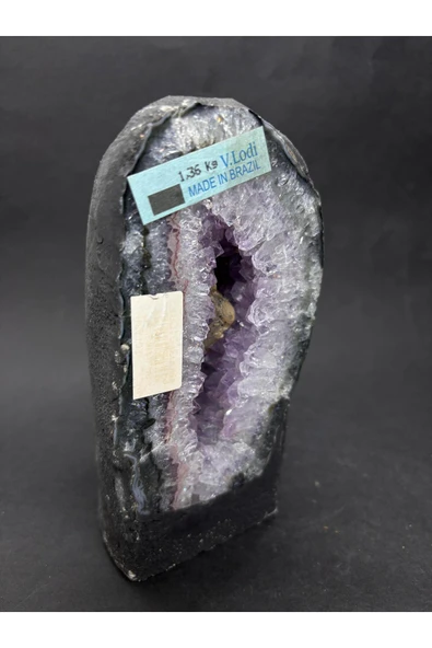 gemsartdeco BREZİLYA AMETİST DOĞALTAŞ BÜYÜK JEOT KOLEKSİYON - Resim 5