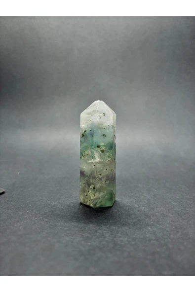 gemsartdeco FLORİT KAZIK UÇLU DOĞALTAŞ KULE - Resim 3