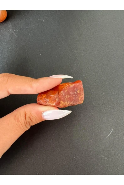 gemsartdeco KARNELYAN AKİK DOĞALTAŞ 1 ADET - Resim 3