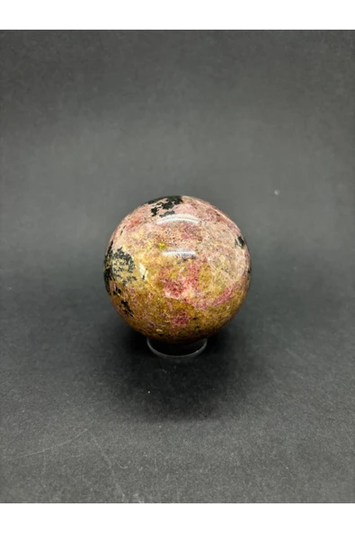 gemsartdeco RODONİT KÜRE DOĞALTAŞ - Resim 2