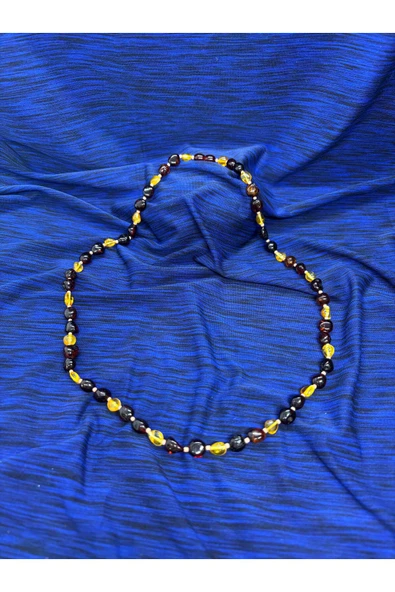 gemsartdeco KEHRİBAR KOLYE LİTVANYA ÖZEL SERİ - Resim 2