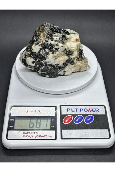 gemsartdeco TURMALİN DOĞALTAŞ NEGATİF ENERJİ KALKANI KÜTLE - Resim 6