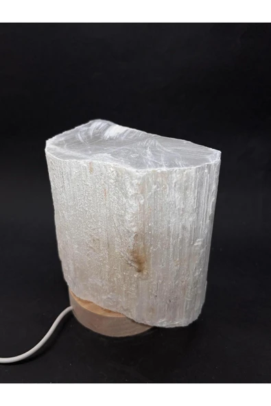 gemsartdeco Selenit Doğaltaş Lamba - Resim 5