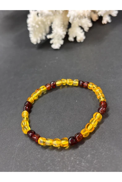 gemsartdeco KEHRİBAR BİLEKLİK LİTVANYA STİL - Resim 3