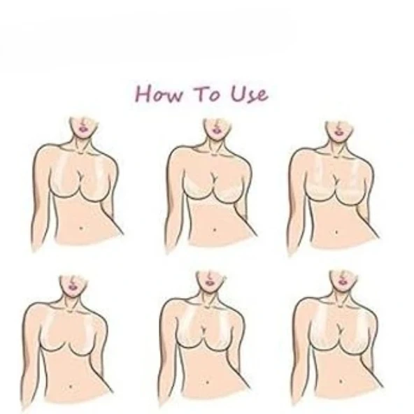 MDB 5 Metre Görünmez Push Up Göğüs Dikleştirici Bant - Resim 5