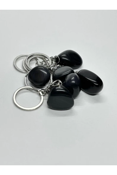 gemsartdeco ONİKS DOĞALTAŞ SAKİNLİK ANAHTARLIĞI CHARM - Resim 2