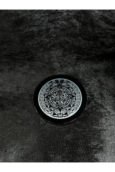 gemsartdeco OBSİDYEN AYNA SEMBOLLÜ 10 CM ürün görseli