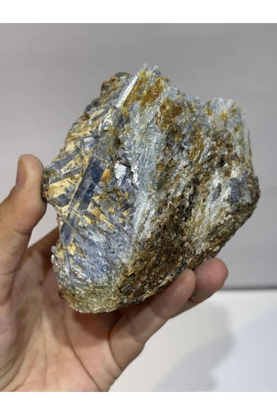 gemsartdeco MAVİ KYANİT DOĞALTAŞ - Resim 3