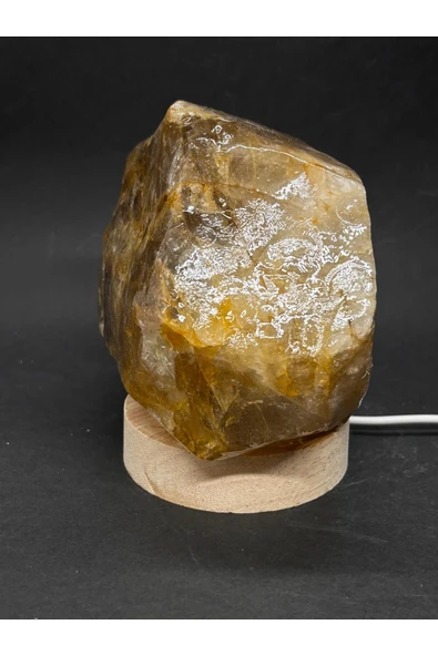 gemsartdeco DUMANLI KUVARS DOĞALTAŞ LAMBA RADYASYONSAVAR - Resim 5