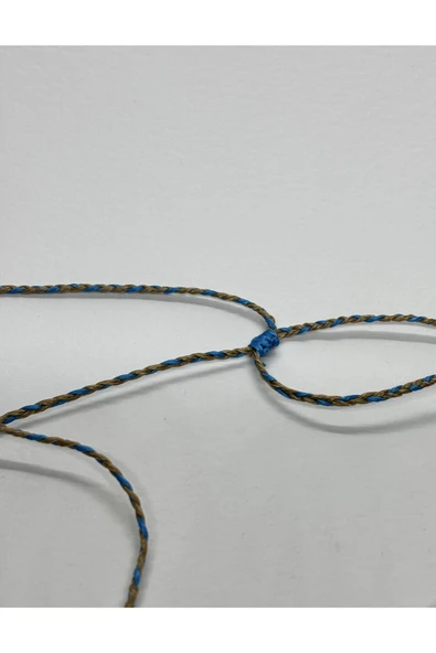 gemsartdeco ENERJİ DÜZENLEYİCİ AKİK KOLYE DALGALI MAVİ - Resim 5