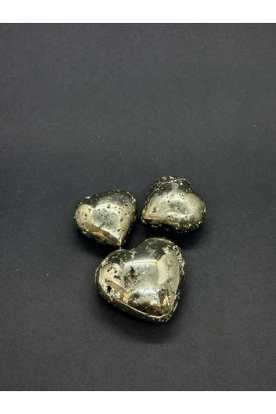 gemsartdeco PERU PİRİT KALP PALSTONE DOĞALTAŞ(BÜYÜK) ürün görseli