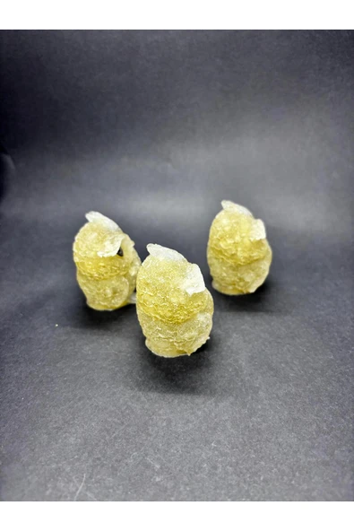 gemsartdeco LİMONLU KUVARS BAYKUŞ ORGONİTİ - Resim 4