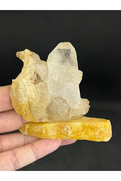 gemsartdeco Sitrin Stanlı Kuvars Doğaltaş - Resim 3