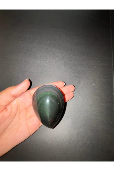 gemsartdeco GÖZ OBSİDYEN YEŞİL XXL BOY - Resim 5