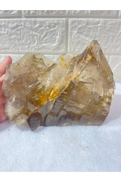 gemsartdeco Sitrin Kuvars Doğaltaş Dev Boy - Resim 3