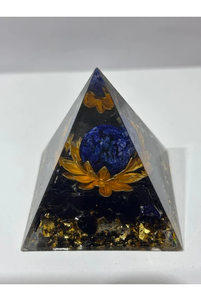 gemsartdeco LACİVERT YILDIZ TAŞLI ŞANS ORGONİTİ - Resim 2