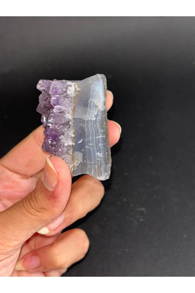 gemsartdeco BREZİLYA AMETİST DOĞALTAŞ 1 ADET - Resim 2