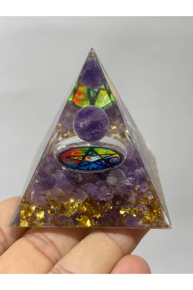 gemsartdeco ENERJİ DÜZENLEYİCİ AMETİST ORGONİT - Resim 4