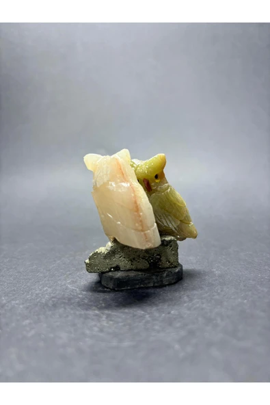 gemsartdeco ZENGİNLİK DOĞALTAŞ OBJESİ - Resim 4