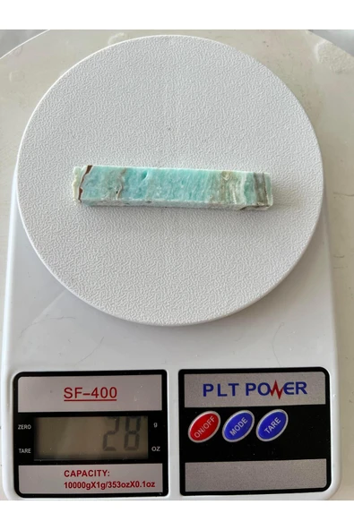 gemsartdeco Amazonit Doğaltaş Çubuk (1 Adet) - Resim 2