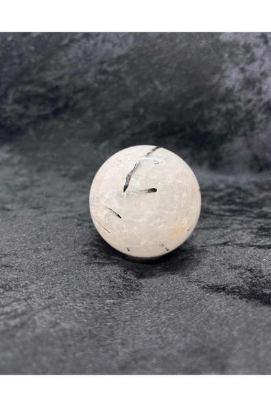 gemsartdeco RUTİLLİ KUVARS DOĞALTAŞ KÜRE - Resim 4