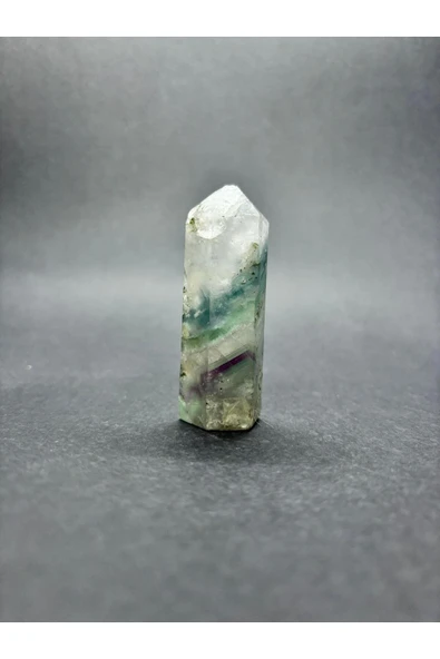 gemsartdeco FLORİT KAZIK UÇLU DOĞALTAŞ KULE - Resim 2