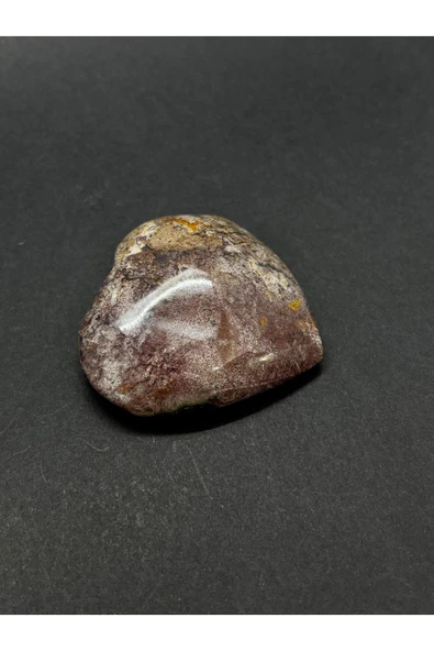 gemsartdeco PİNK AMETİST KALP PALMSTONE DOĞALTAŞ - Resim 3