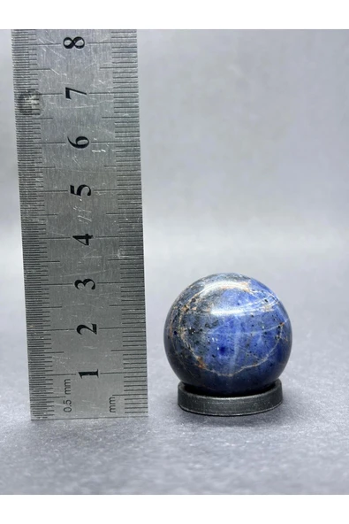 gemsartdeco SODALİT KÜRE DOĞALTAŞ - Resim 7