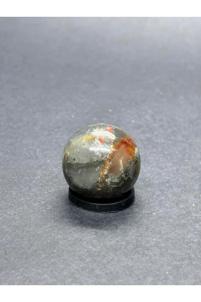 gemsartdeco KAN TAŞI DOĞALTAŞ KÜRE - Resim 5