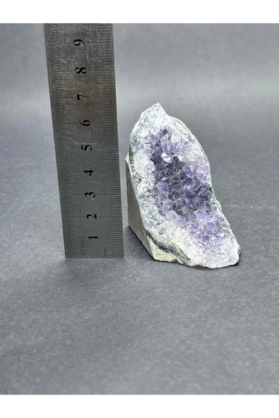 gemsartdeco BREZİLYA AMETİST DOĞALTAŞ JEOT 1 ADET - Resim 5