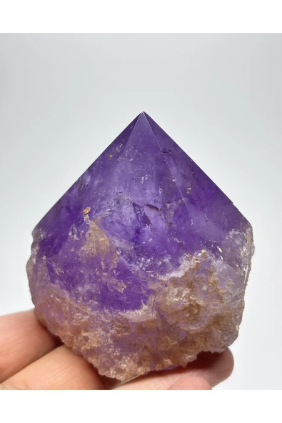 gemsartdeco BREZİLYA AMETİST DOĞALTAŞ BÜYÜK DİKİT - Resim 3