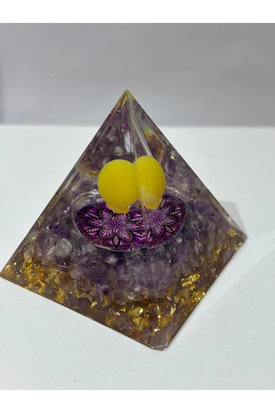 gemsartdeco ENERJİ DÜZENLEYİCİ AMETİST ORGONİT - Resim 2