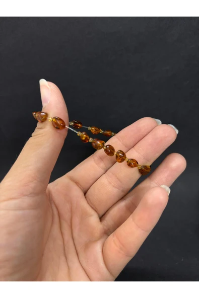 gemsartdeco BEBEK-ÇOCUK KEHRİBAR BİLEKLİK - Resim 4