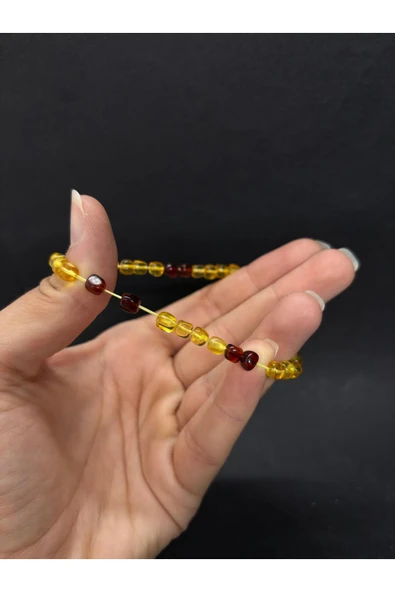 gemsartdeco KEHRİBAR BİLEKLİK LİTVANYA STİL - Resim 4