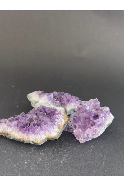 gemsartdeco Brezilya Kalp Ametist - Resim 2