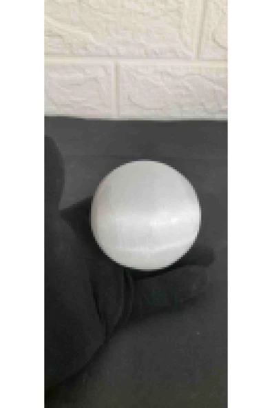 gemsartdeco Selenit Doğaltaş Enerji Temizleyici Çocuk Küresi - Resim 3