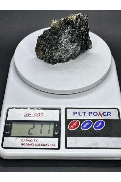 gemsartdeco TURMALİN DOĞALTAŞ NEGATİF ENERJİ KALKANI KÜTLE - Resim 5