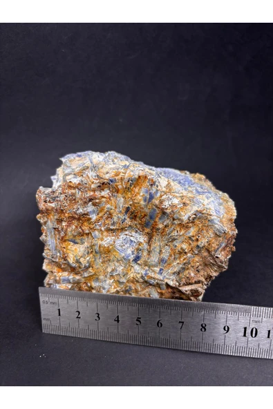 gemsartdeco MAVİ KYANİT DOĞALTAŞ - Resim 5