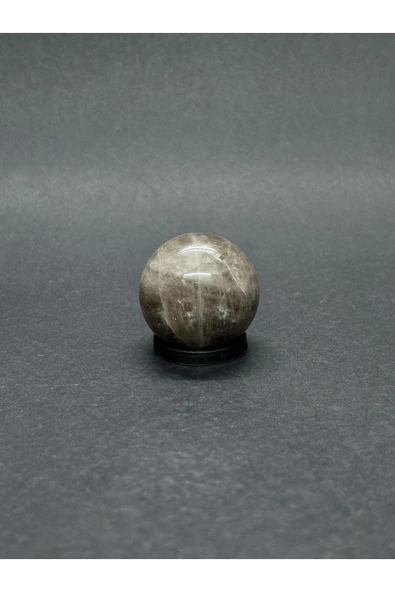 gemsartdeco DUMANLI KUVARS KÜRE DOĞALTAŞ - Resim 4