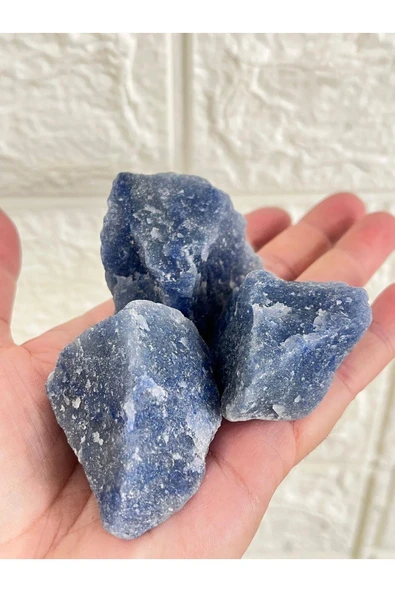 gemsartdeco Mavi Aventurin Ham Parça - Resim 3