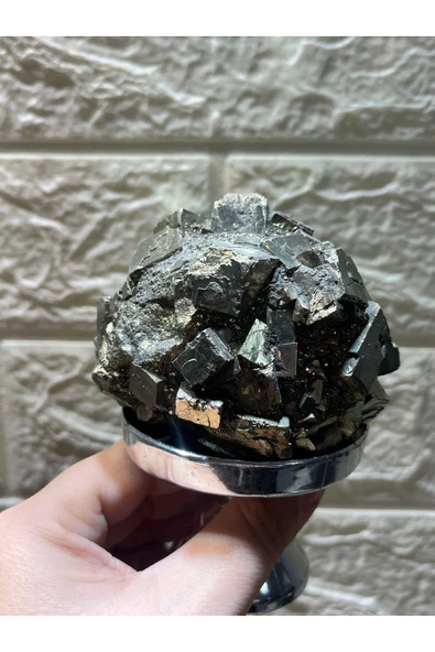 gemsartdeco Pirit Doğaltaş Stantlı - Resim 5