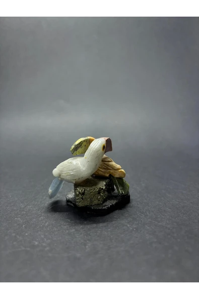 gemsartdeco ZENGİNLİK DOĞALTAŞ OBJESİ - Resim 3