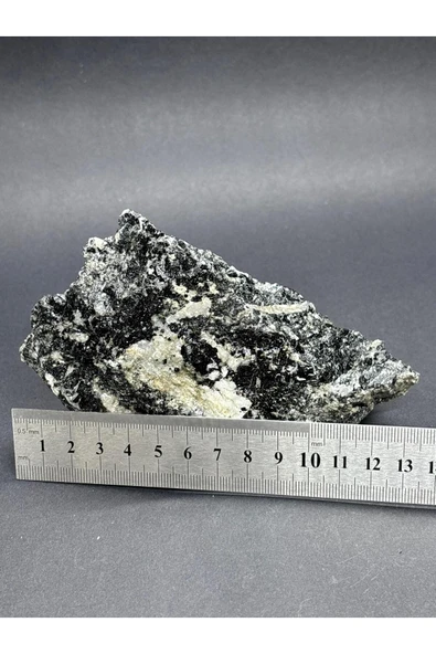 gemsartdeco TURMALİN DOĞALTAŞ NEGATİF ENERJİ KALKANI KÜTLE - Resim 4