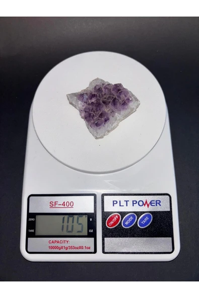 gemsartdeco BREZİLYA AMETİST DOĞALTAŞ 1 ADET - Resim 8