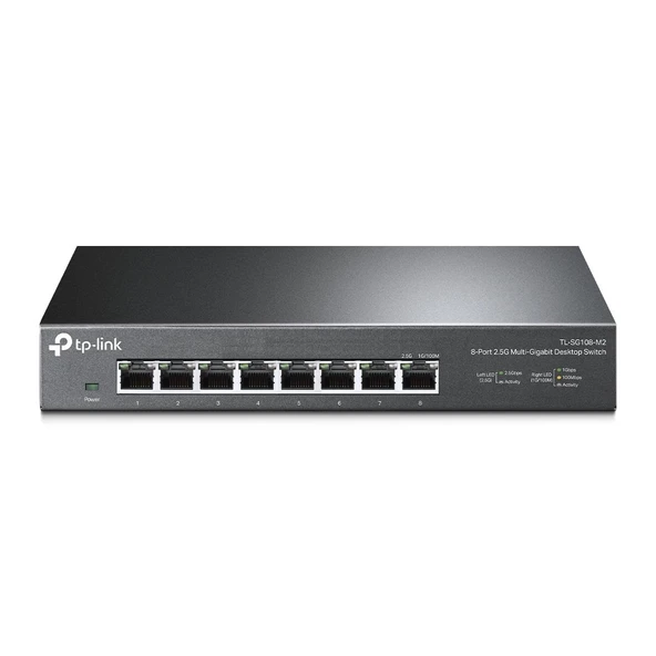 TP-LINK TL-SG108-M2 8PORT 10/100/1000 YÖNETİLEMEZ SWITCH ürün görseli