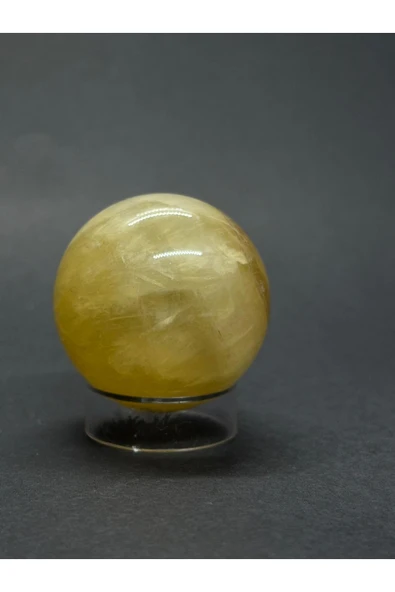 gemsartdeco SİTRİN KÜRE DOĞALTAŞ - Resim 5